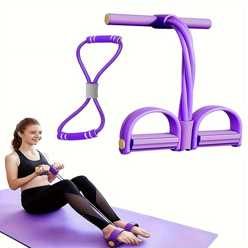 Çok Fonksiyonlu Fitness Direnç Lastiği – Karın, Kol ve Bacak Egzersiz Aleti