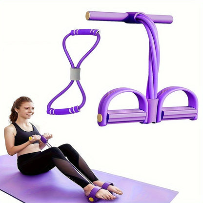 Çok Fonksiyonlu Fitness Direnç Lastiği – Karın, Kol ve Bacak Egzersiz Aleti