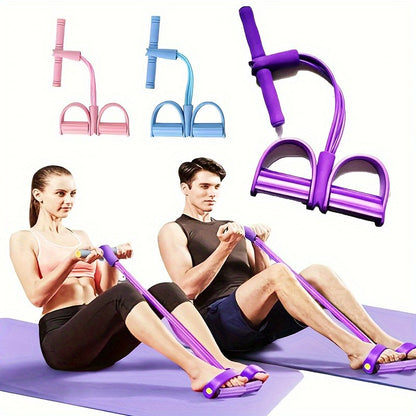 Çok Fonksiyonlu Fitness Direnç Lastiği – Karın, Kol ve Bacak Egzersiz Aleti