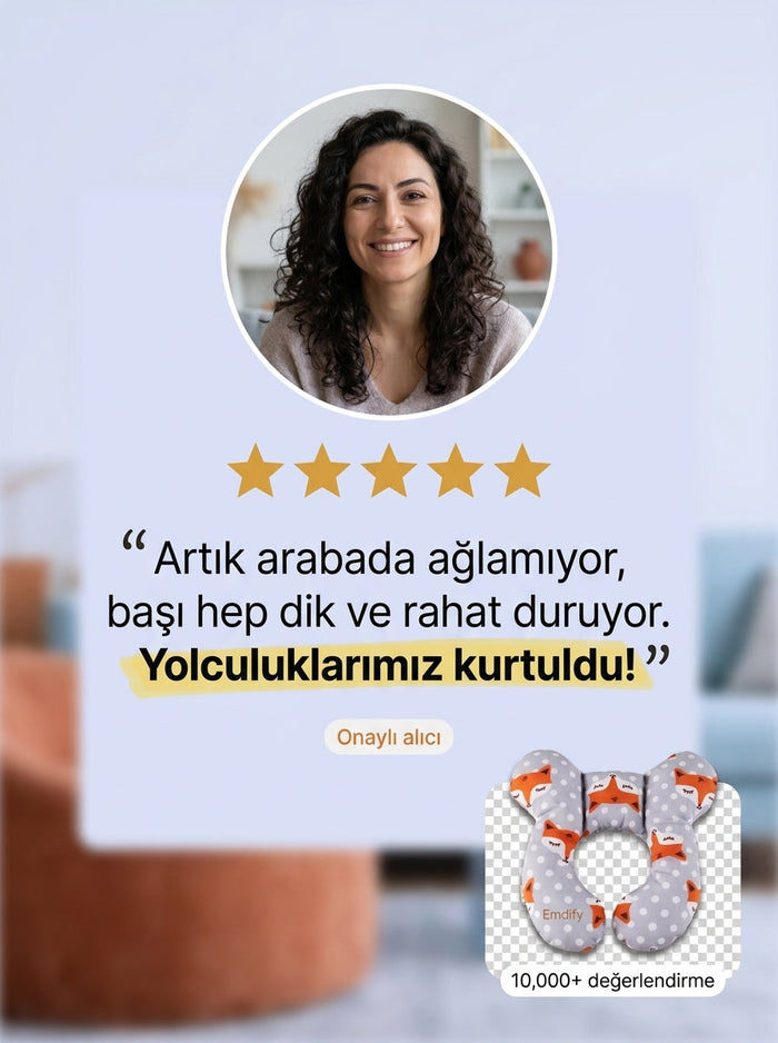 Emdify Bebek Baş ve Boyun Yastığı 4